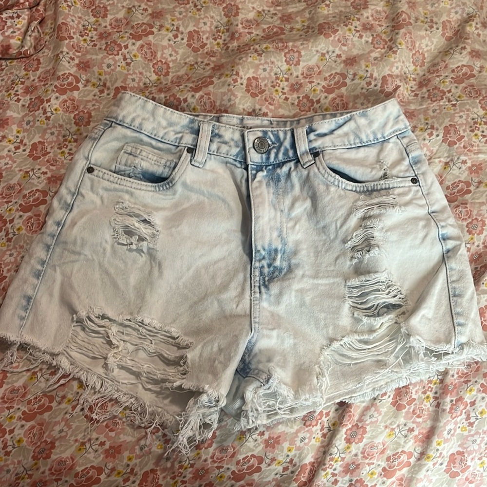 denim shorts